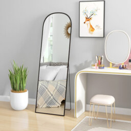 Caffin Aluminium Arch Floor Mirror