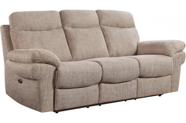 Casolo Fabric Electric Recliner 3 Seater Sofa