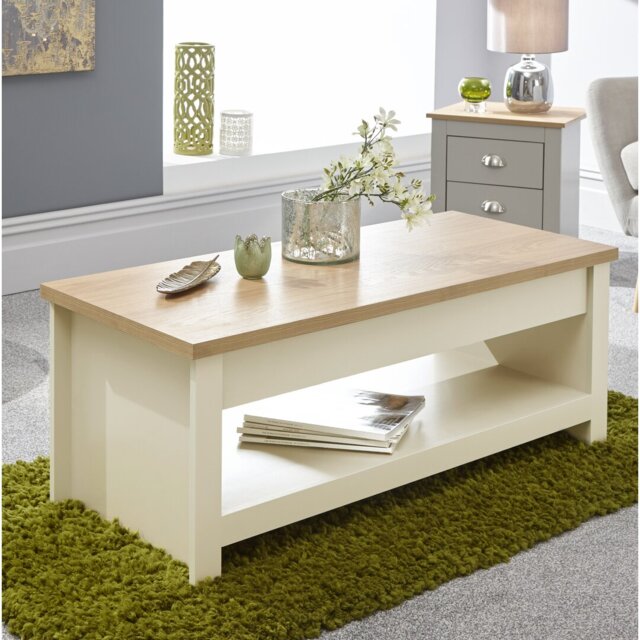 Caddis Lift Top Sled Coffee Table with Storage