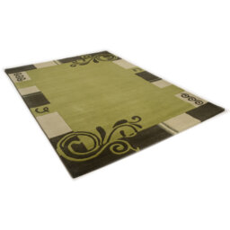 Hillingdon Hand-Tufted Wool Green Rug