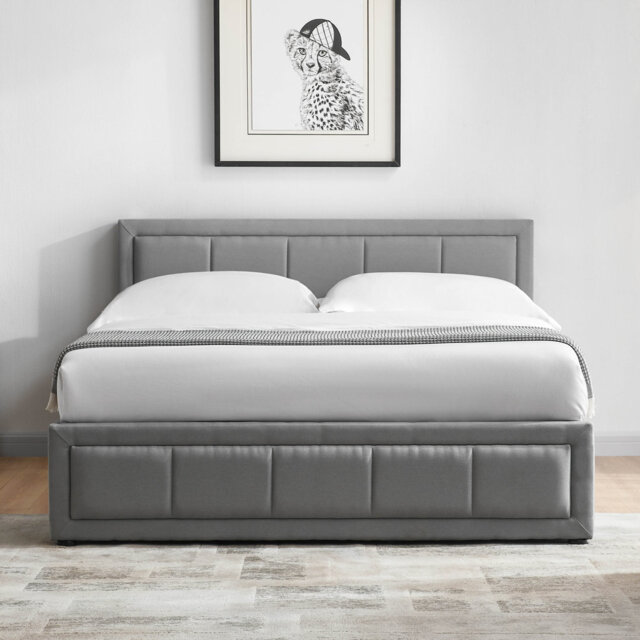 Ottoman Fabric Lift Up Storage Bed , UKFR Certified
