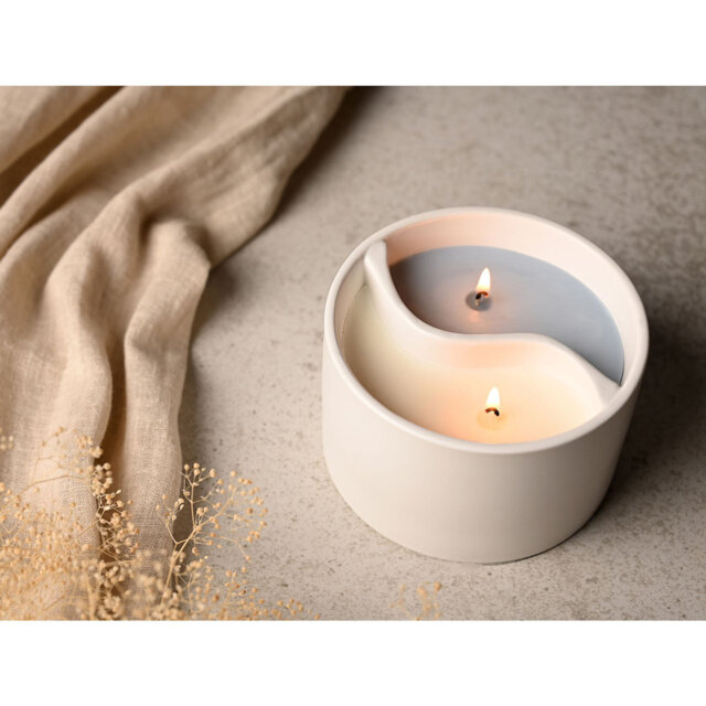 Scented Novelty Candle with Ceramic Holder