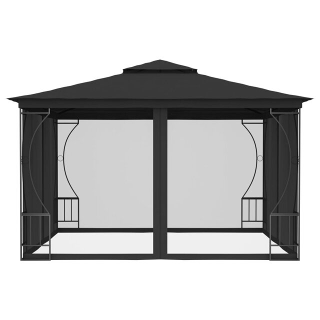 "Mtsahovi 118"" x 118"" Steel Patio Gazebo"