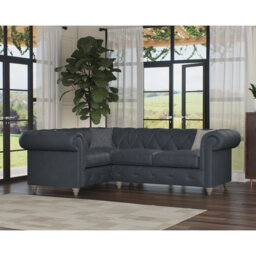 Melrose 3 Seater Leather Corner Sofa