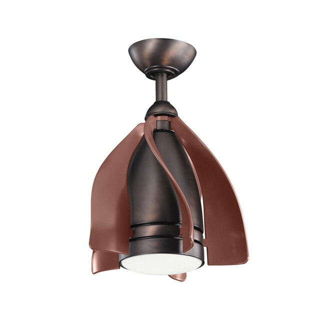 15Cm Kirzia 5 - Blade Ceiling Fan LED Ceiling Fan with Remote Control and Light Kit Included