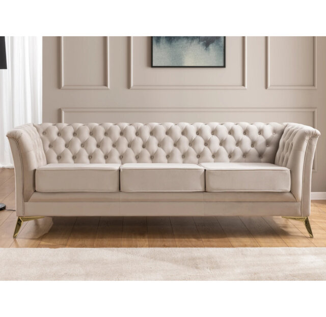 Whitby 3 - Piece Velvet Living Room Set