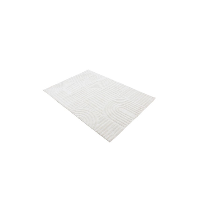 Handgefertigter Teppich Aus Mikrofaser In Creme Hand Crafted Hand Tufted Cream Area Rug