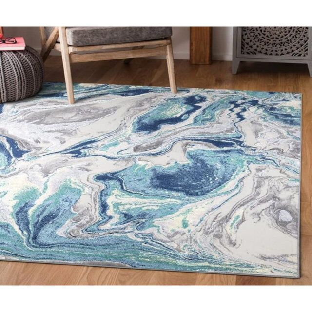 Marble Pattern Area Rugs Multi