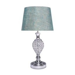 Colten Chrome Crystal Decorative Modern Table Lamp