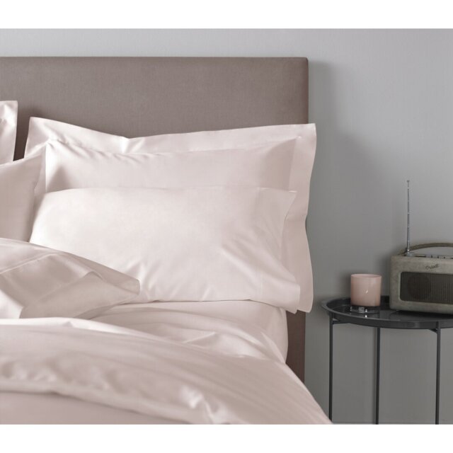 400 Thread Count 100% Cotton Sateen Oxford Pillowcase Pair