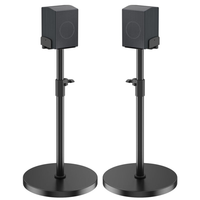 Heavy Duty Universal Bookshelf Speaker Stands
