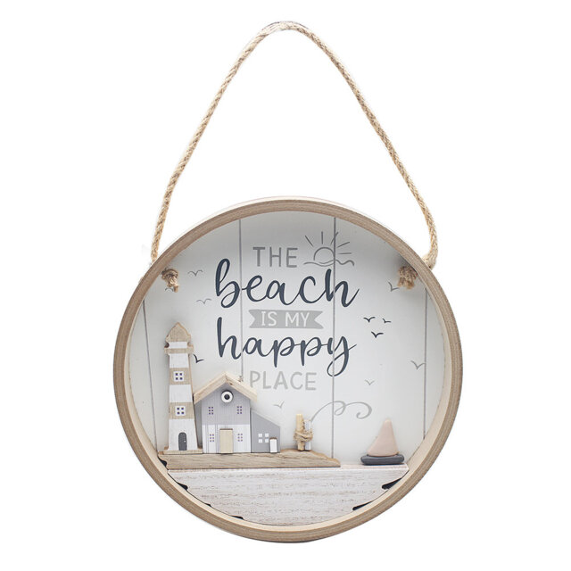 The Beach Is My Happy Place Wall Décor
