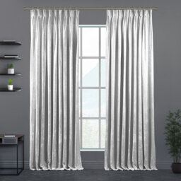 Velvet Semi-shee Single Curtain Panel