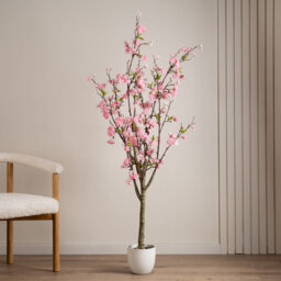 160cm Faux Pink Cherry Blossom Tree