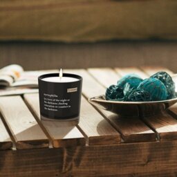 Dark Amber Scented Jar Candle