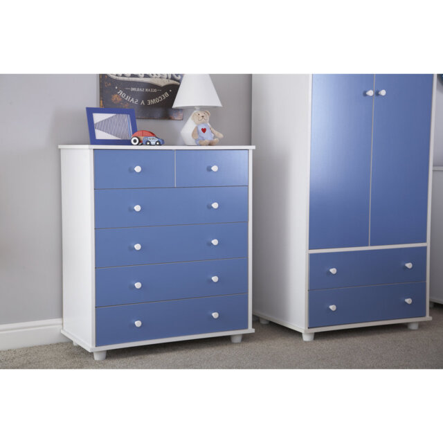 Pittock 6 Drawer Chest of Drawers