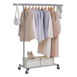 Bonville Adjustable Rolling Clothing Rack