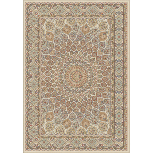 Clemence Hooked Cream Rug