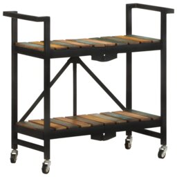 Angeville Solid Wood Kitchen Cart