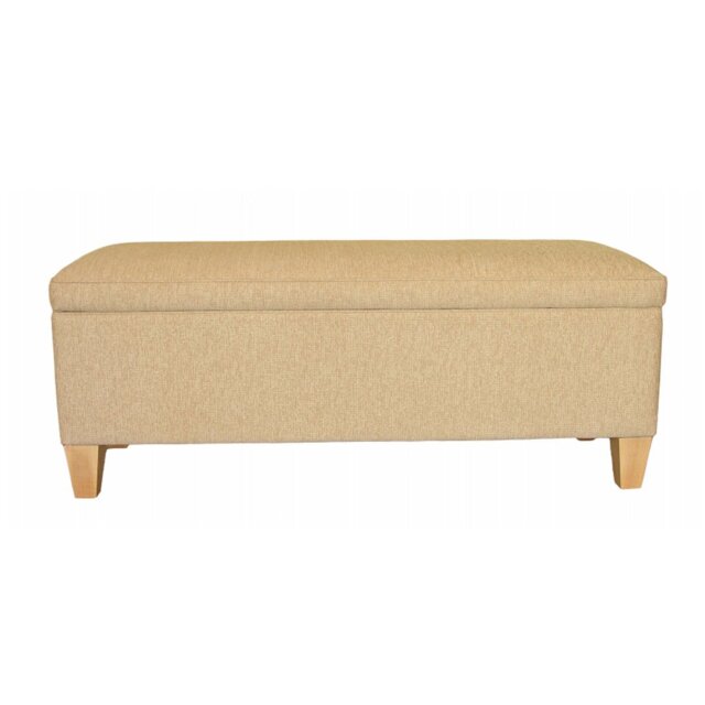 Fallston Fabric Upholstered Bench with Flip Top