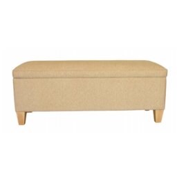 Fallston Fabric Upholstered Bench with Flip Top
