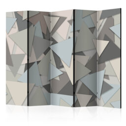 Hammie 225cm W x 172cm H 5 - Panel Solid Wood Folding Room Divider