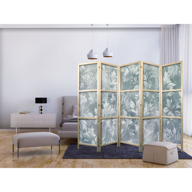 171cm H Solid Wood Folding Room Divider