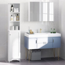 Neely Badezimmer Hochschrank Mit HÃ¶henverstellbarem Regal