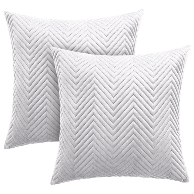 Aspire Homeware Embossed Square Velvet Cushion Cover