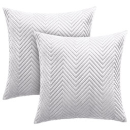 Aspire Homeware Embossed Square Velvet Cushion Cover