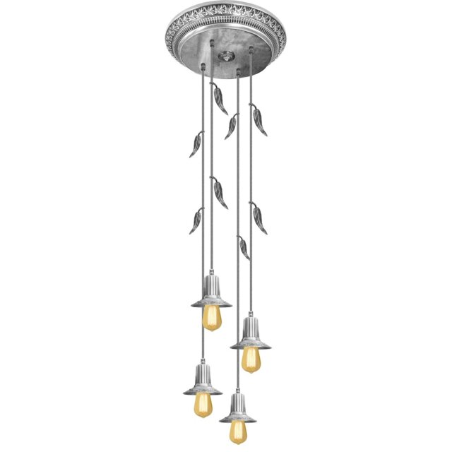 Esko 4 - Light Candle Style LED Chandelier
