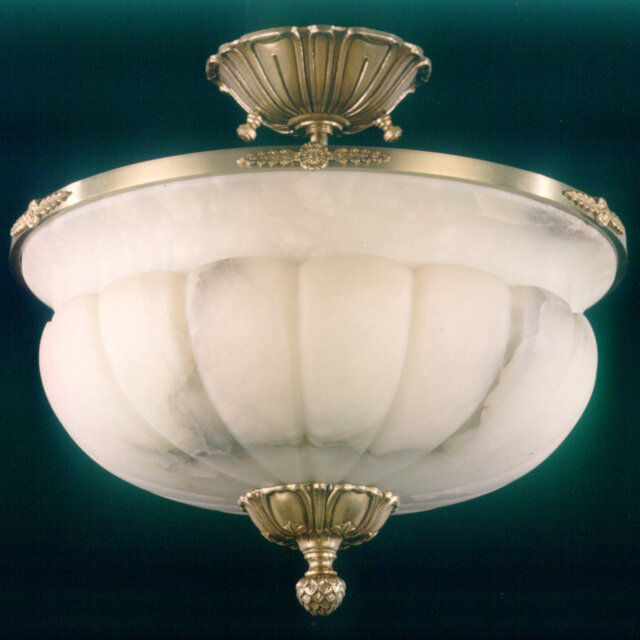 Dehaven Glass Semi Flush Mount