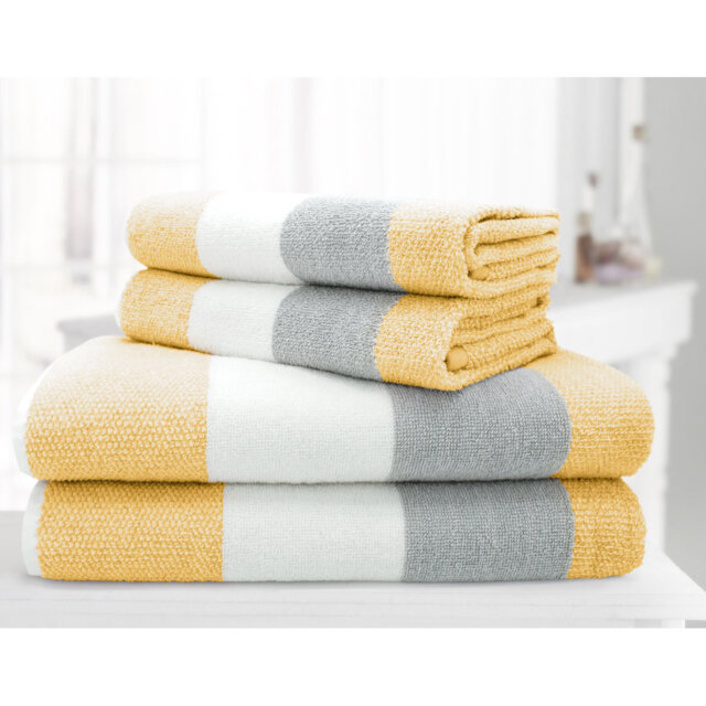 Eloy 100 Percent Cotton Stripe Bath Towel