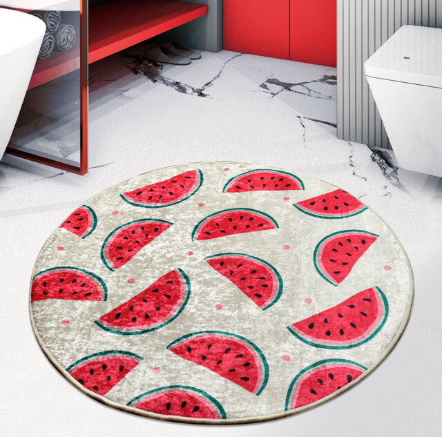 Omie Berytus Shaggy Red/Beige Rug