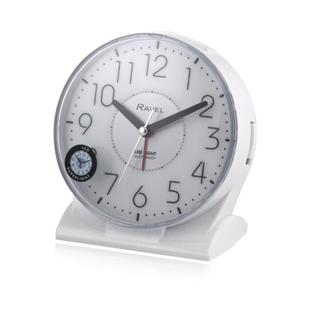 Analogue Quartz Movement / Crystal Alarm Tabletop Clock