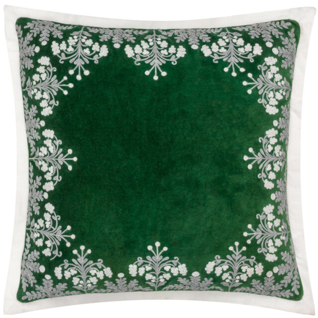 Winter Bloom Square Cushion