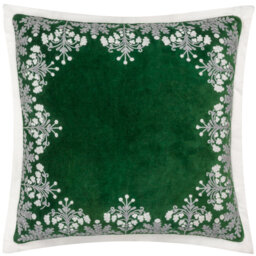 Winter Bloom Square Cushion