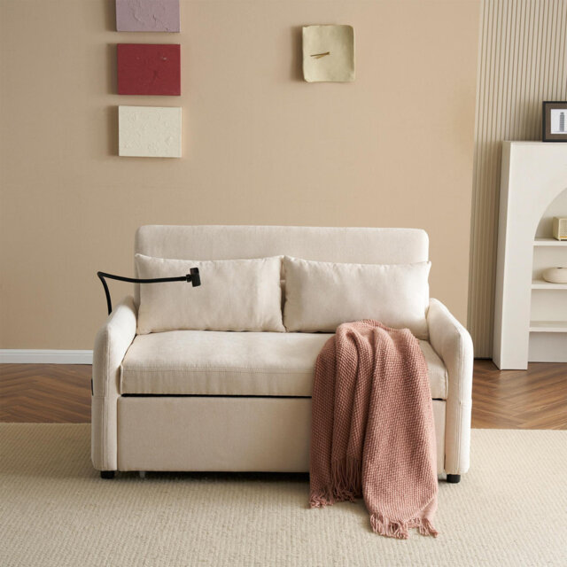 Double Folding Sofa Bed With Sleeping Function