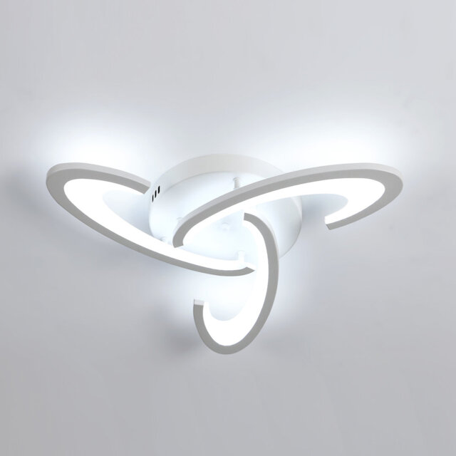 Azani 3-Light Led Semi Flush Mount Ceiling Light