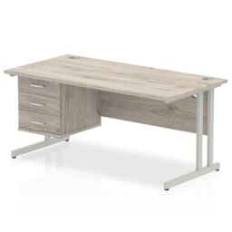 Zetta Metal Base Executive Desk