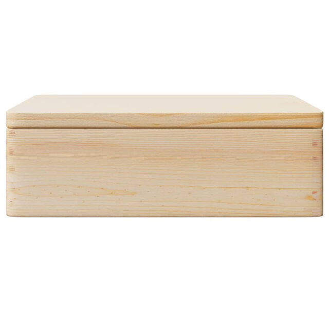 Lily Manor Solid Wood Decorative Basket