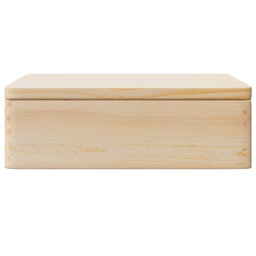 Lily Manor Solid Wood Decorative Basket