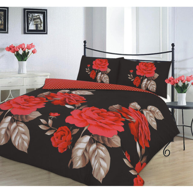 Arey Cotton Blend Floral Bedding with Pillowcases Included