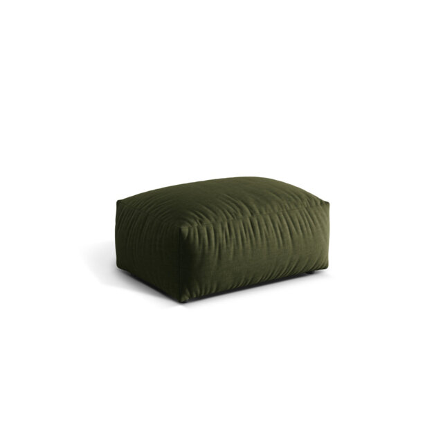 Carlens 65cm Wide Solid Colour Pouffe Ottoman