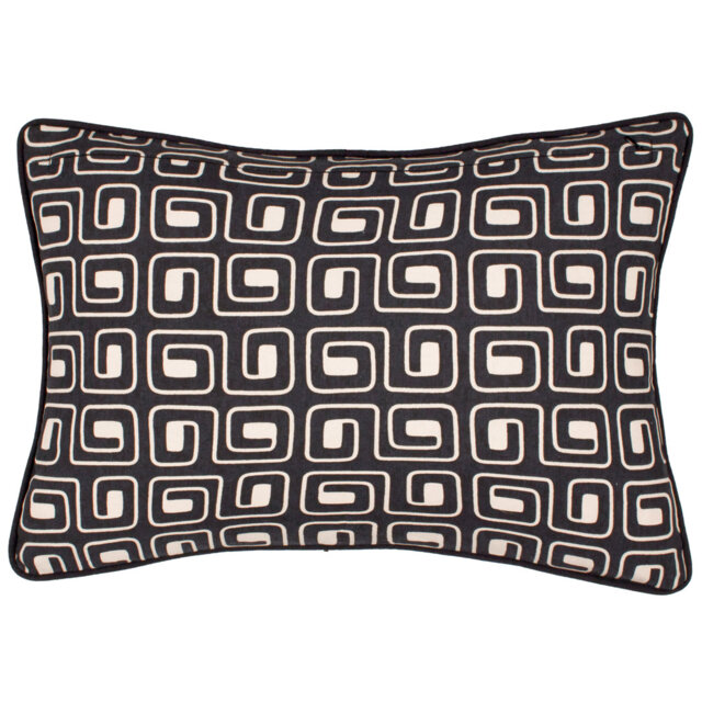 Safara Abstract Rectangular Cushion