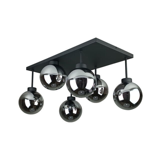Alexzander Glass Semi Flush Mount