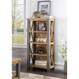 Caffrey 72cm W Steel Standard Bookcase