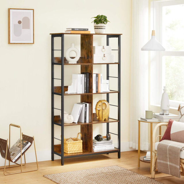 Anjali 149cm H x 80cm W Steel Standard Bookcase