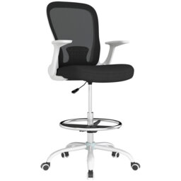 Mesh Draughtsman Chair, Ergonomic High Office Drafting Chair