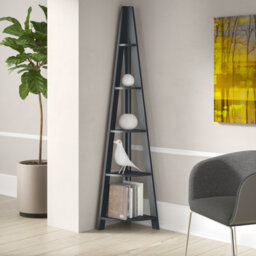 Arelious 175.4cm H x 38.6cm W Corner Bookcase